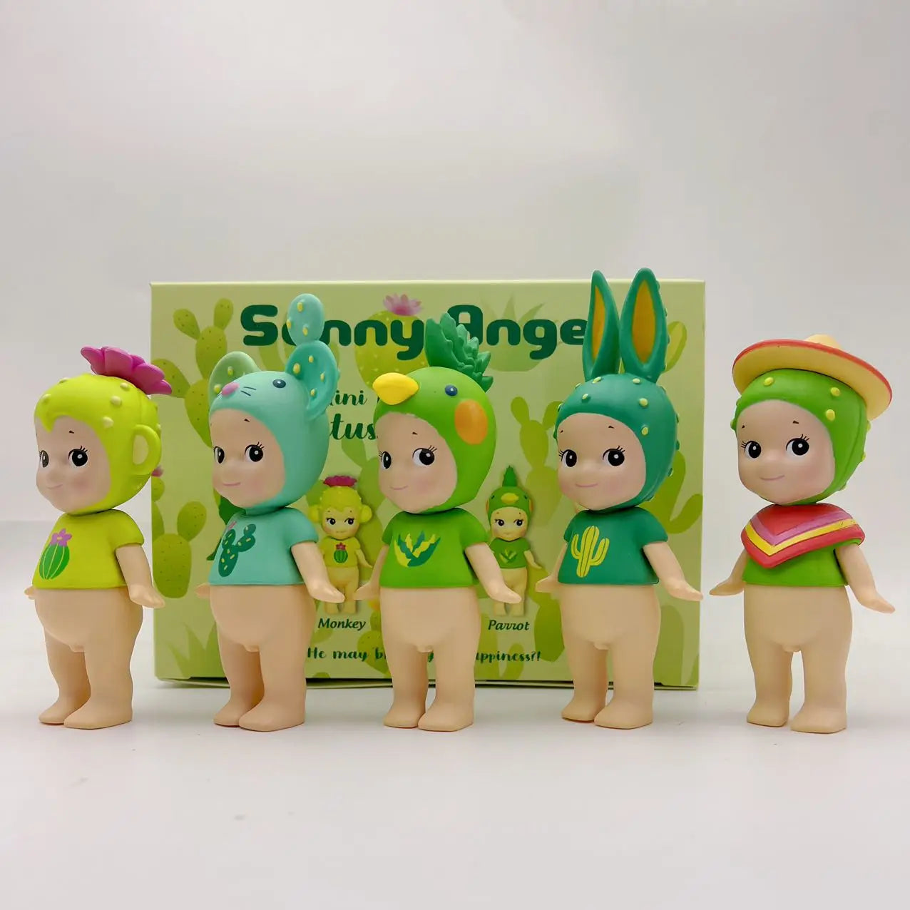 Sonny Angel Mini Figuhe Cactus Series Mysterious Surprise Blind Box Tide Play Toy Doll Lucky Mascot Hand-Made Christmas Gifts