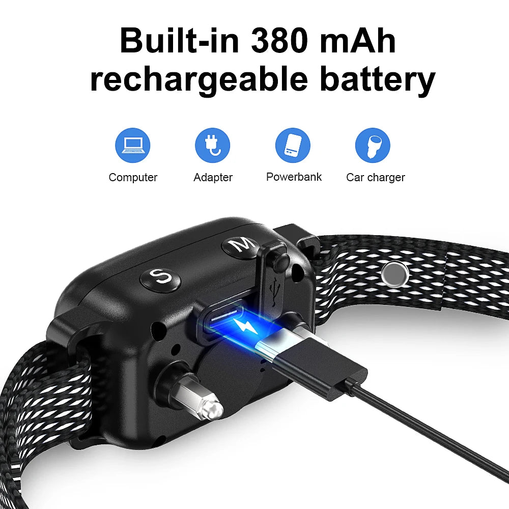 Anti-Bark Collar Anti Barking Antiladridos For Dogs Anti Bark Device Dog Electric Sheet Electro Schocker Supplies Things Pets