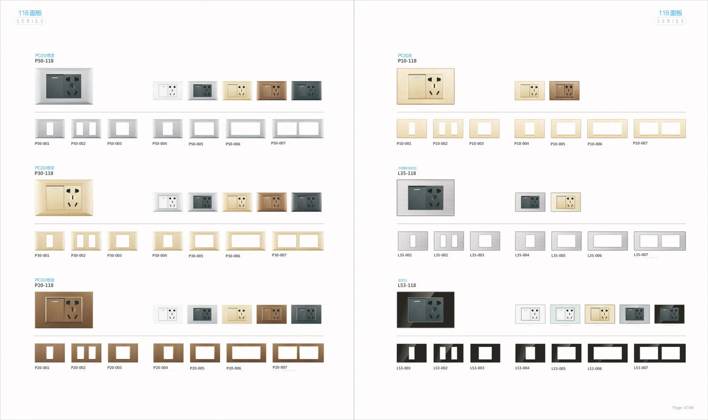 118 PC 1 2 3 4 Gang Push On Off 2 3 Way Wall Switch Wallpad White Fireproof Plastic Panel US Brazil IT IL EU Light Interruptor