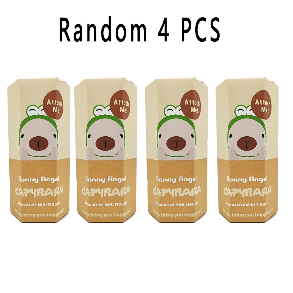 New Blind Box Capybara Series Hippers Harvest Cute Hippie Doll Trendy Car Mobile Phone Ornaments Dumplings Children'S Toy Gift