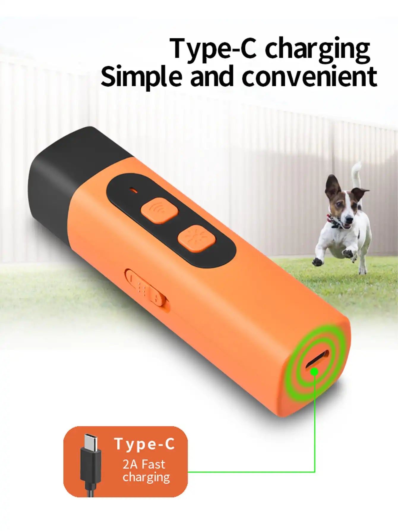 Bark Deterrent Alternative to Bark Collars Professional Anti-Bark Long Range Ultrasonic Tool Alternative to Painful Shock Collar