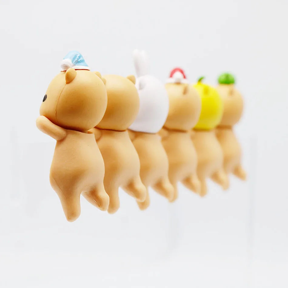 New Blind Box Capybara Series Hippers Harvest Cute Hippie Doll Trendy Car Mobile Phone Ornaments Dumplings Children'S Toy Gift