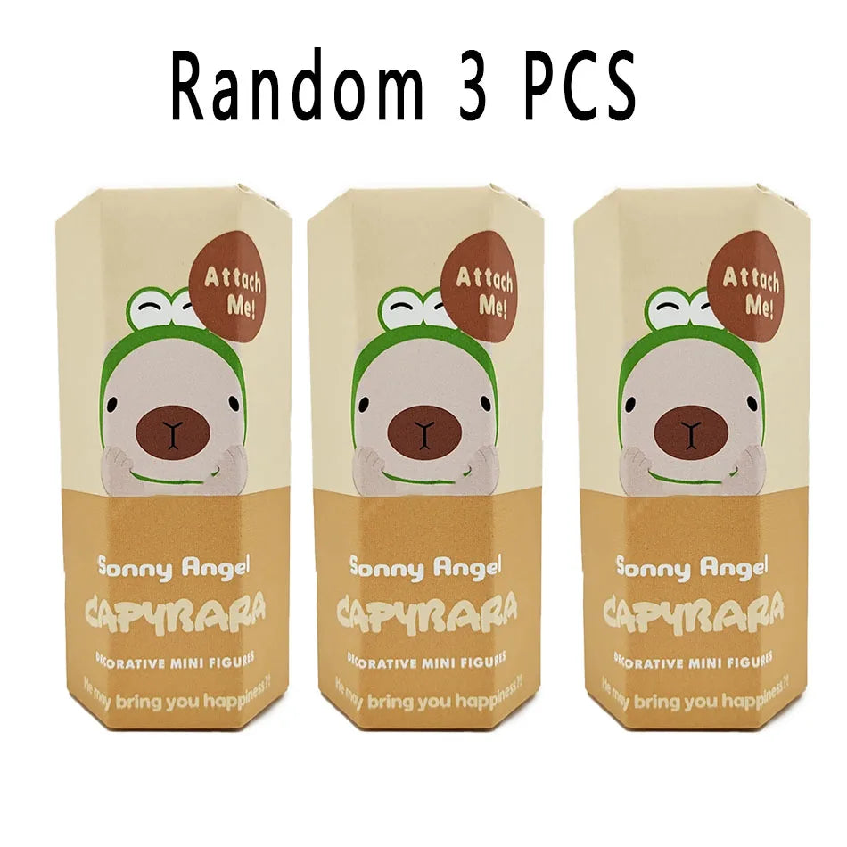 New Blind Box Capybara Series Hippers Harvest Cute Hippie Doll Trendy Car Mobile Phone Ornaments Dumplings Children'S Toy Gift