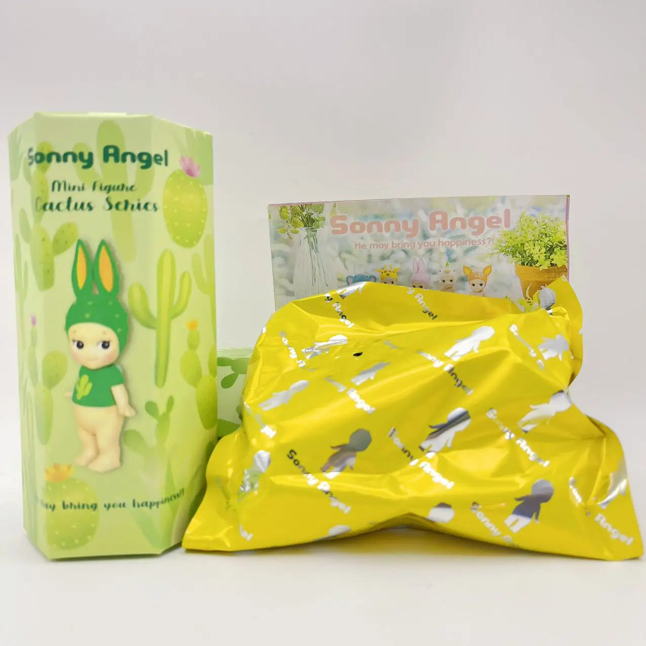 Sonny Angel Mini Figuhe Cactus Series Mysterious Surprise Blind Box Tide Play Toy Doll Lucky Mascot Hand-Made Christmas Gifts