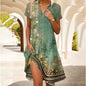 Bohemian print dress for women