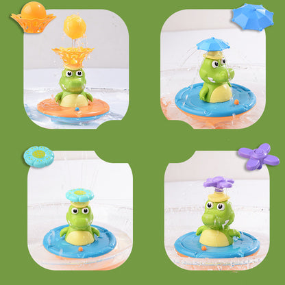Children's Electric Lighted  Playing In Water Spray Ball
