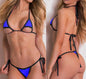 See-through one-piece bikini swimsuit set