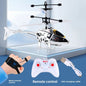 Alloy remote-controlled helicopter, shockproof and anti-collision aircraft with light toy
