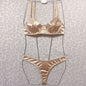 Elegant Satin Bra and Underwear Set