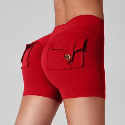 High-Elastic Quick-Dry Yoga Fitness Shorts