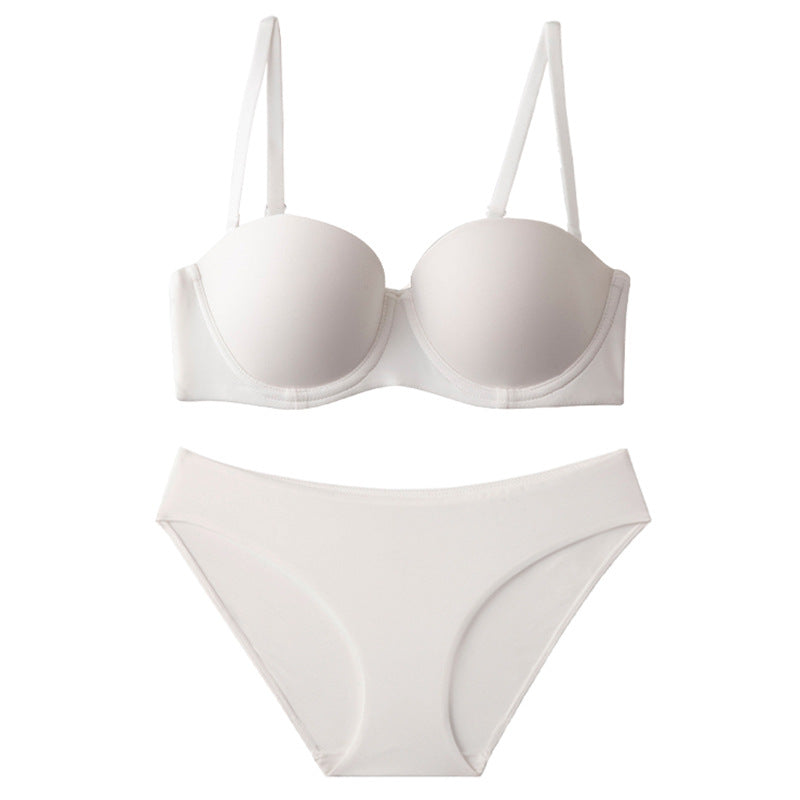 Women's Strapless Push-Up Bra Set