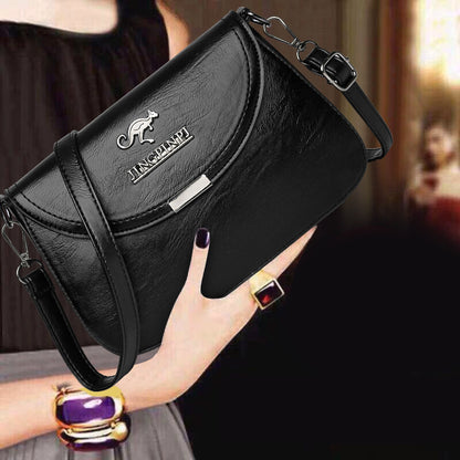 Women's Elegant PU Small Square Crossbody Bag