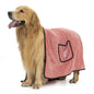 Pet towel dog bath towel super absorbent quick-drying pocket glove cleaning products