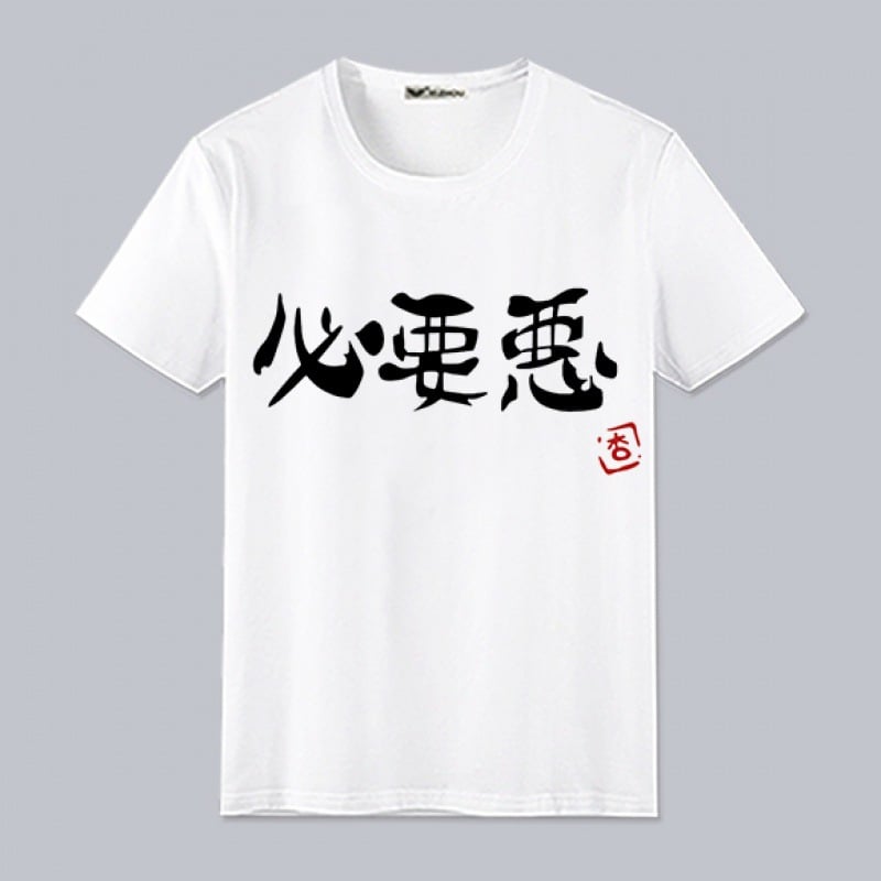 Short-sleeved T-shirts featuring anime for both men and women in the 2D world