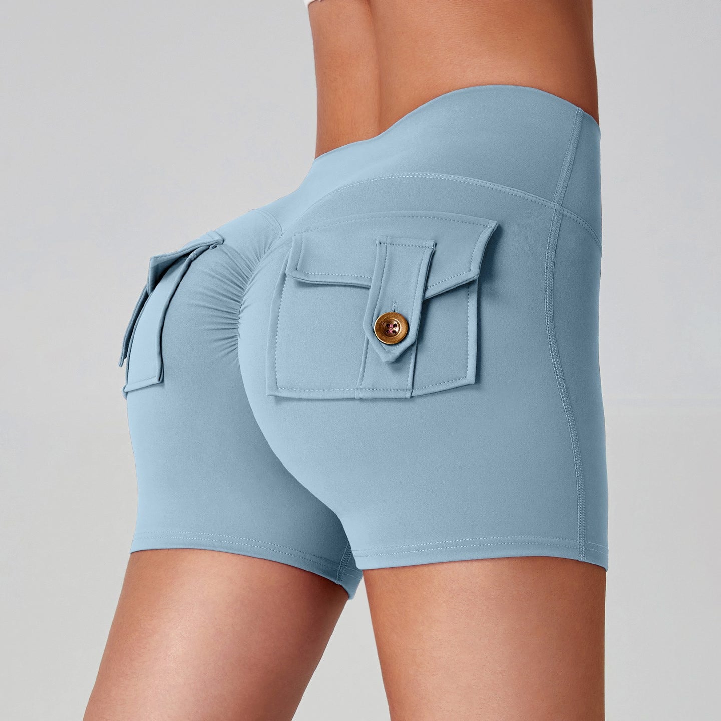 High-Elastic Quick-Dry Yoga Fitness Shorts