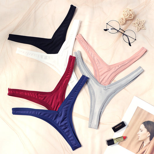 Y-shaped sexy low-waisted thong