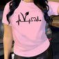 Plant Print Short Sleeve T-Shirt, Crew Neck Casual Top For Summer & Spring, Women's Clothing