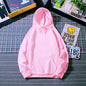 Fleece-Lined Solid Color Pullover Hoodie