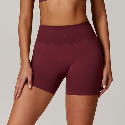 Seamless High Waist Yoga Shorts for Women