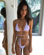 Simple bandage swimsuit bikini
