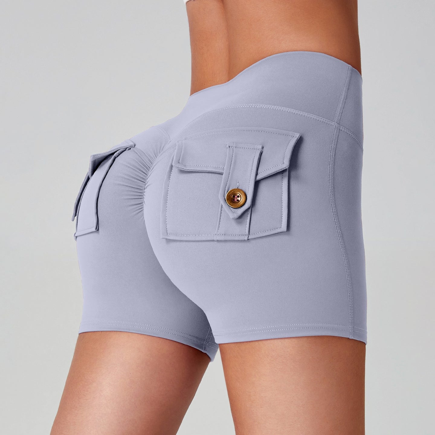 High-Elastic Quick-Dry Yoga Fitness Shorts