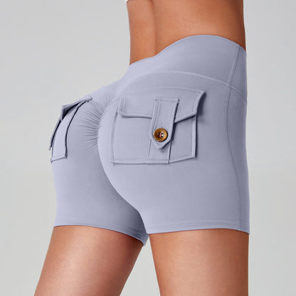 High-Elastic Quick-Dry Yoga Fitness Shorts