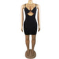 Sexy halter cutout body-hugging dress