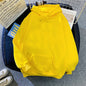 Fleece-Lined Solid Color Pullover Hoodie