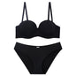 Women's Strapless Push-Up Bra Set