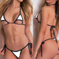 See-through one-piece bikini swimsuit set
