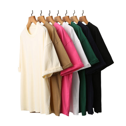 Pure Cotton Round Neck Short Sleeve T-Shirt