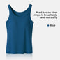 Wear a small strapless top over a chest pad