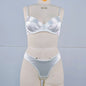 Elegant Satin Bra and Underwear Set