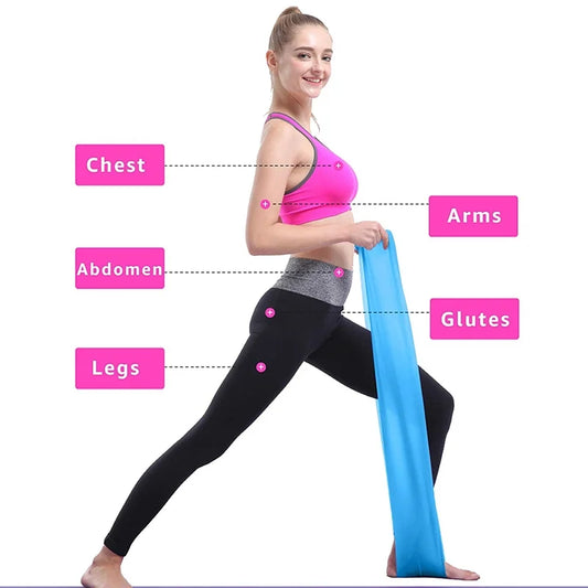 Hot Selling Resistance Thera Band Roll Theraband Custom Resistance Exercise Band Elastic Resistance Bands Custom