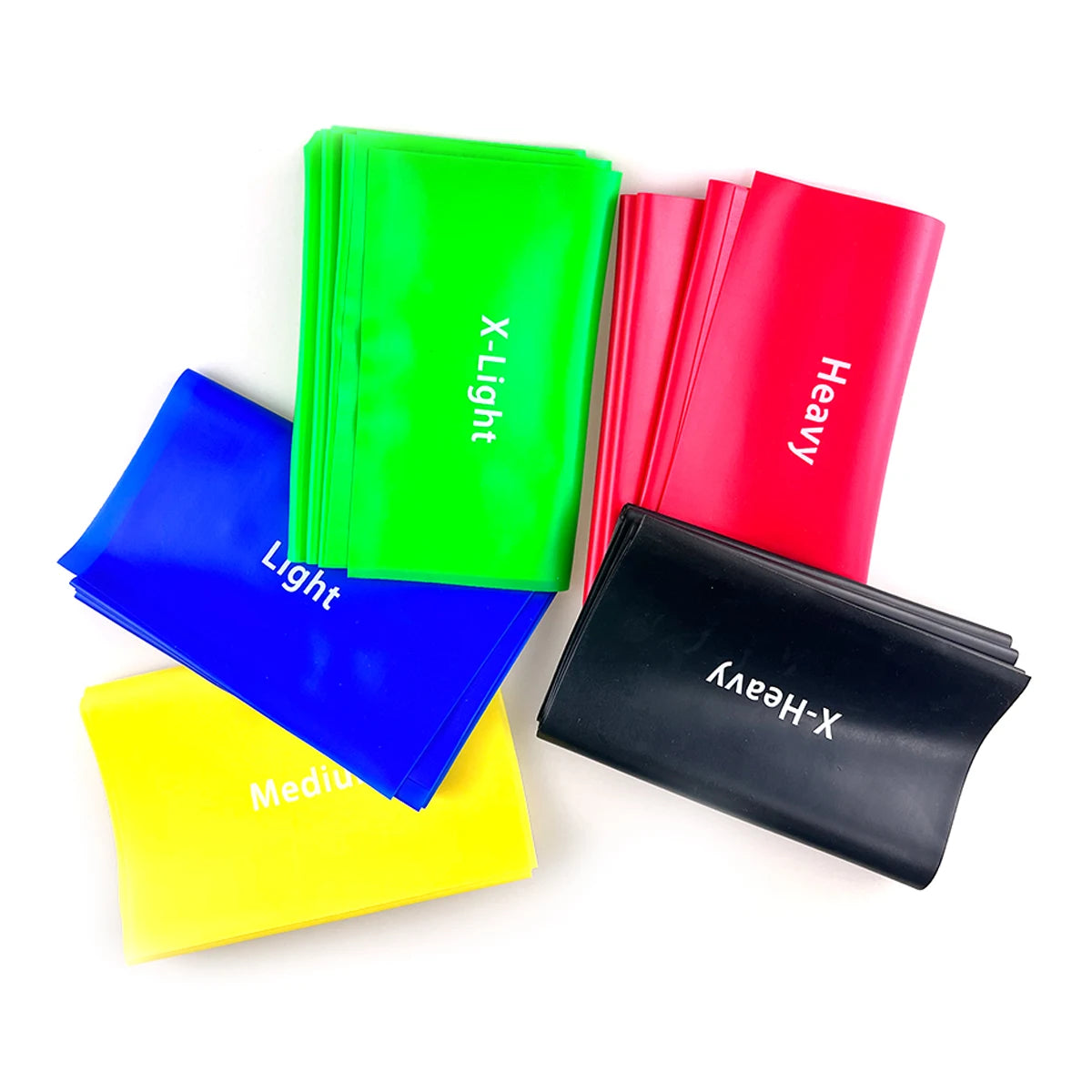 Danyang Zhenxing Theraband Resistance Band Stretch Bands with Custom logo Thera Band with logo Printing Rehabilitation