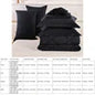 7-Piece Mattress Topper Comforter and Pillowcases Flat Sheet Set Premium Bedding for Comfort and Relaxation
