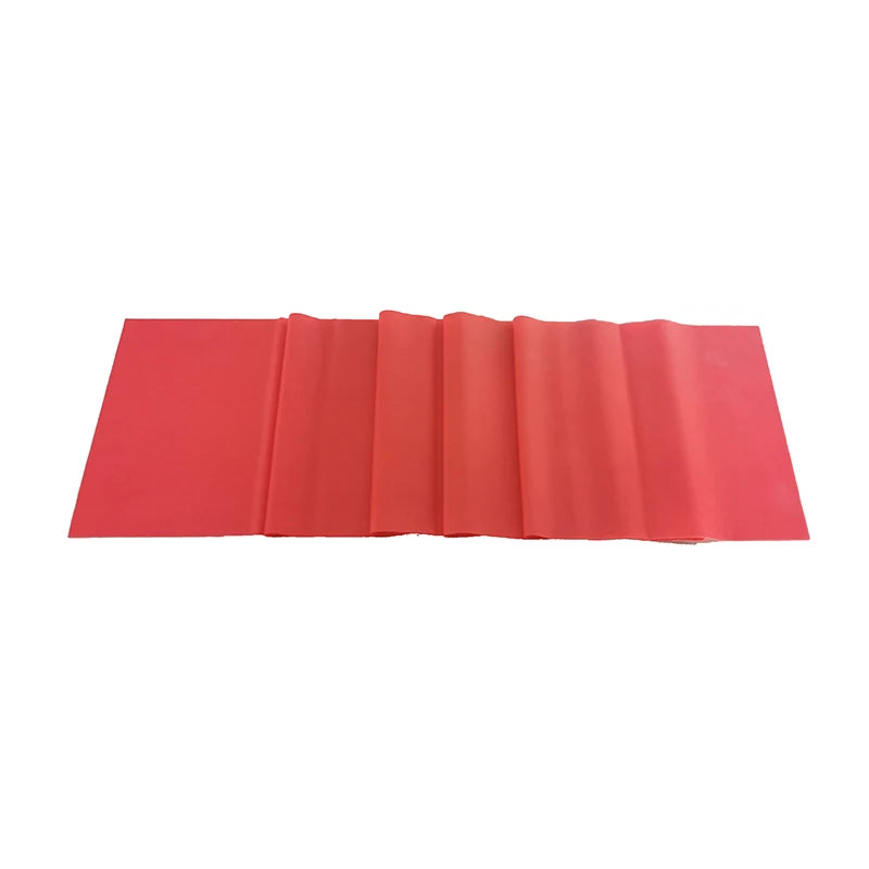 Light 1.5M Custom logo Yoga Elastic Stretching Band Exercise Rubber Resistance Band Workout Fitness Latex Free Theraband