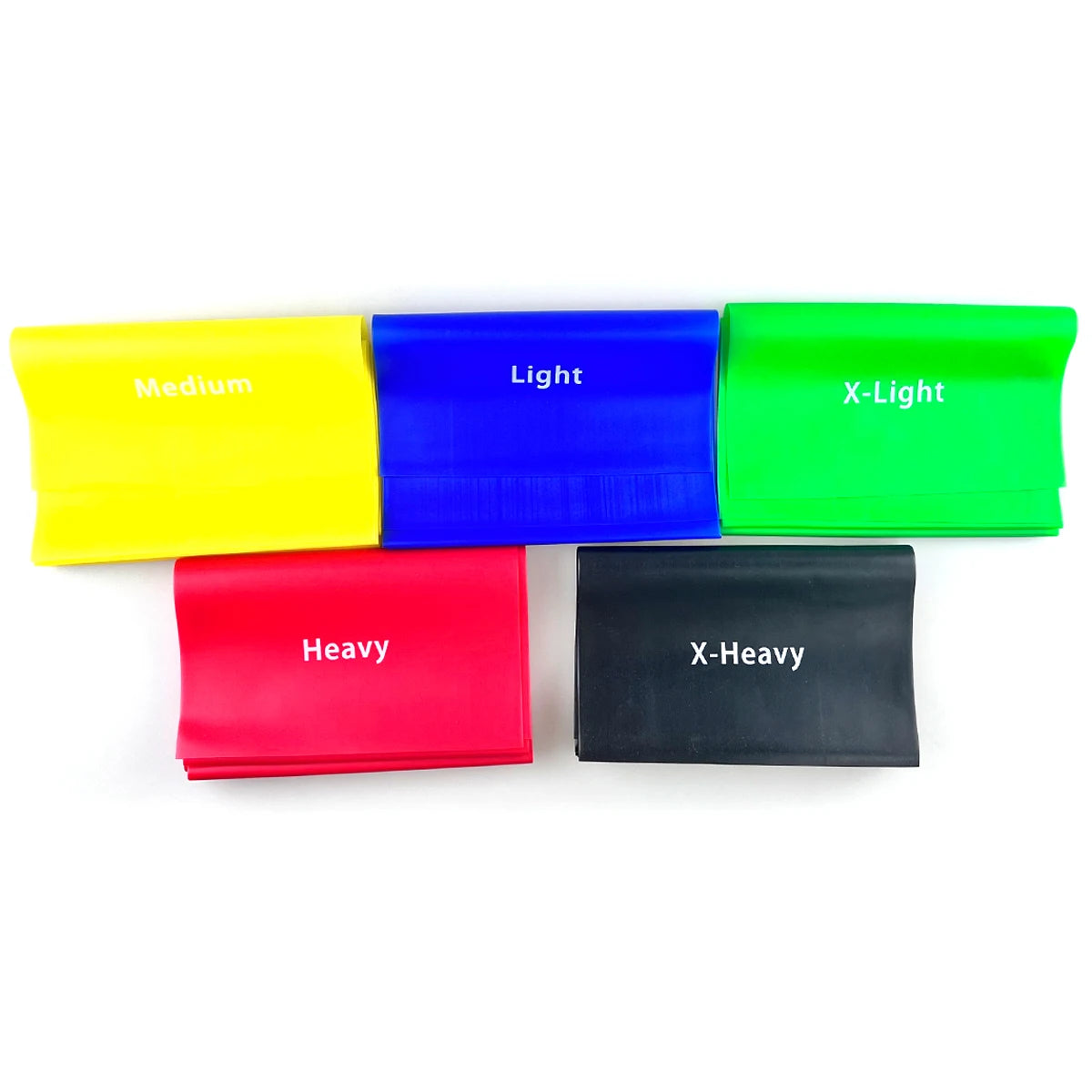 Yoga Stretch Elastic Bands Latex Theraband Fitness Workout Short Long Resistance Bands for Exercises