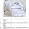 7-Piece Mattress Topper Comforter and Pillowcases Flat Sheet Set Premium Bedding for Comfort and Relaxation