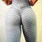 Yoga Pants Pink Jacquard Leggings Women Seamless High Waist Fitness Workout Pants Outdoor Sports Trousers Streetwear Bottom