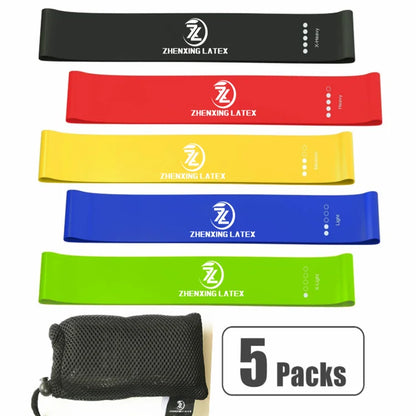 Exercise Workout Hip Circle Mini Theraband Resistance Loop Bands Set Costom Color Mini Resistance Loop Exercise Bands