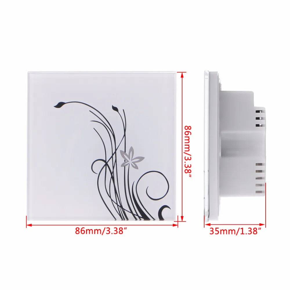Wall Light for Touch Switch for Smart Home Automation Multi Function Glass Panel