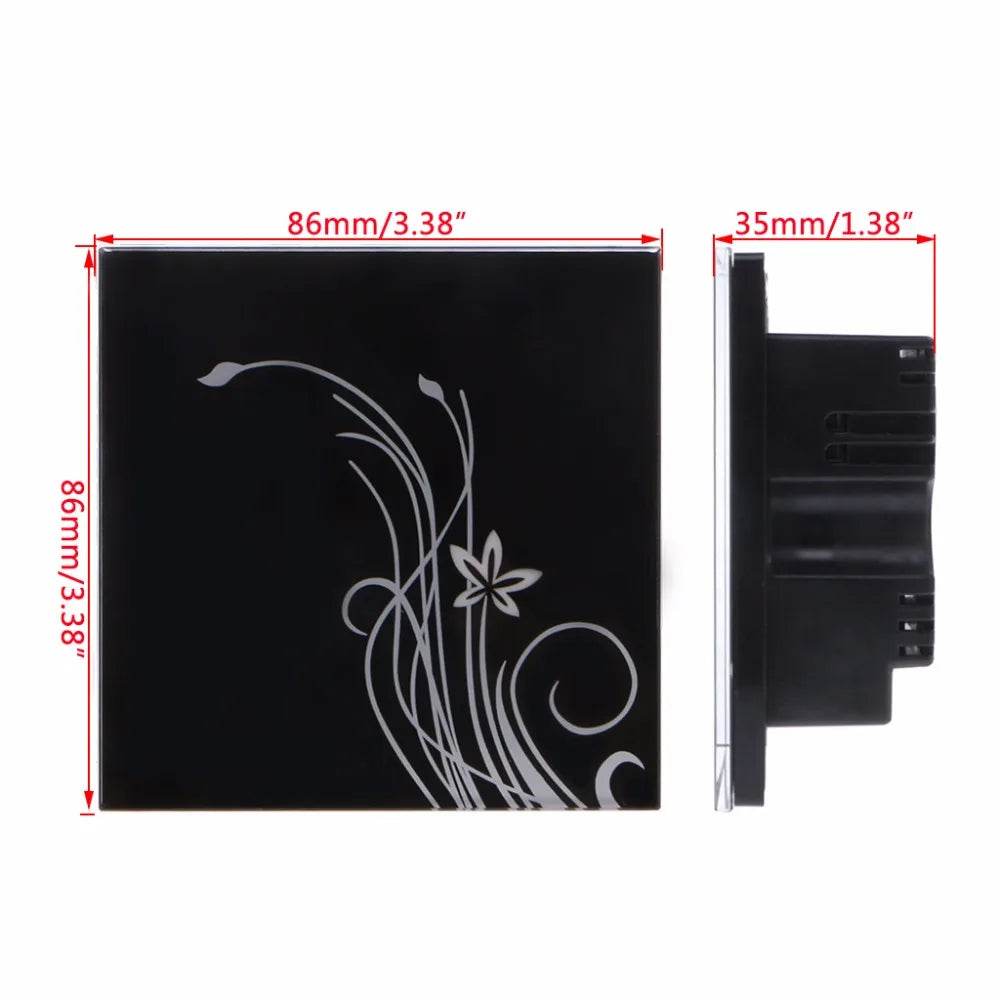 Wall Light for Touch Switch for Smart Home Automation Multi Function Glass Panel
