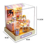 Kids Wooden Miniature Dollhouses Kit Gift Toys Roombox Doll House Furniture Box Theatre Toy For Children Birthday