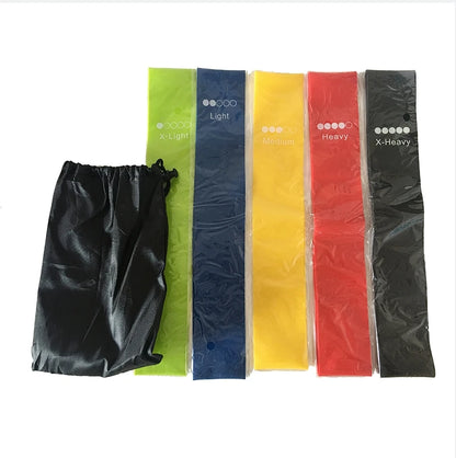 Exercise Workout Hip Circle Mini Theraband Resistance Loop Bands Set Costom Color Mini Resistance Loop Exercise Bands