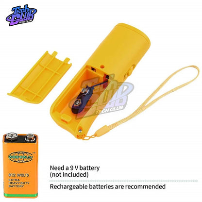 3 in 1 Dog Anti Barking Device Ultrasonic Dog Repeller Stop Bark Control Training Supplies With LED Flashlight