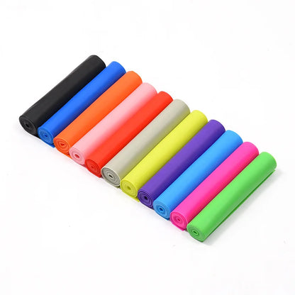 Danyang Zhenxing Theraband Resistance Band Stretch Bands with Custom logo Thera Band with logo Printing Rehabilitation
