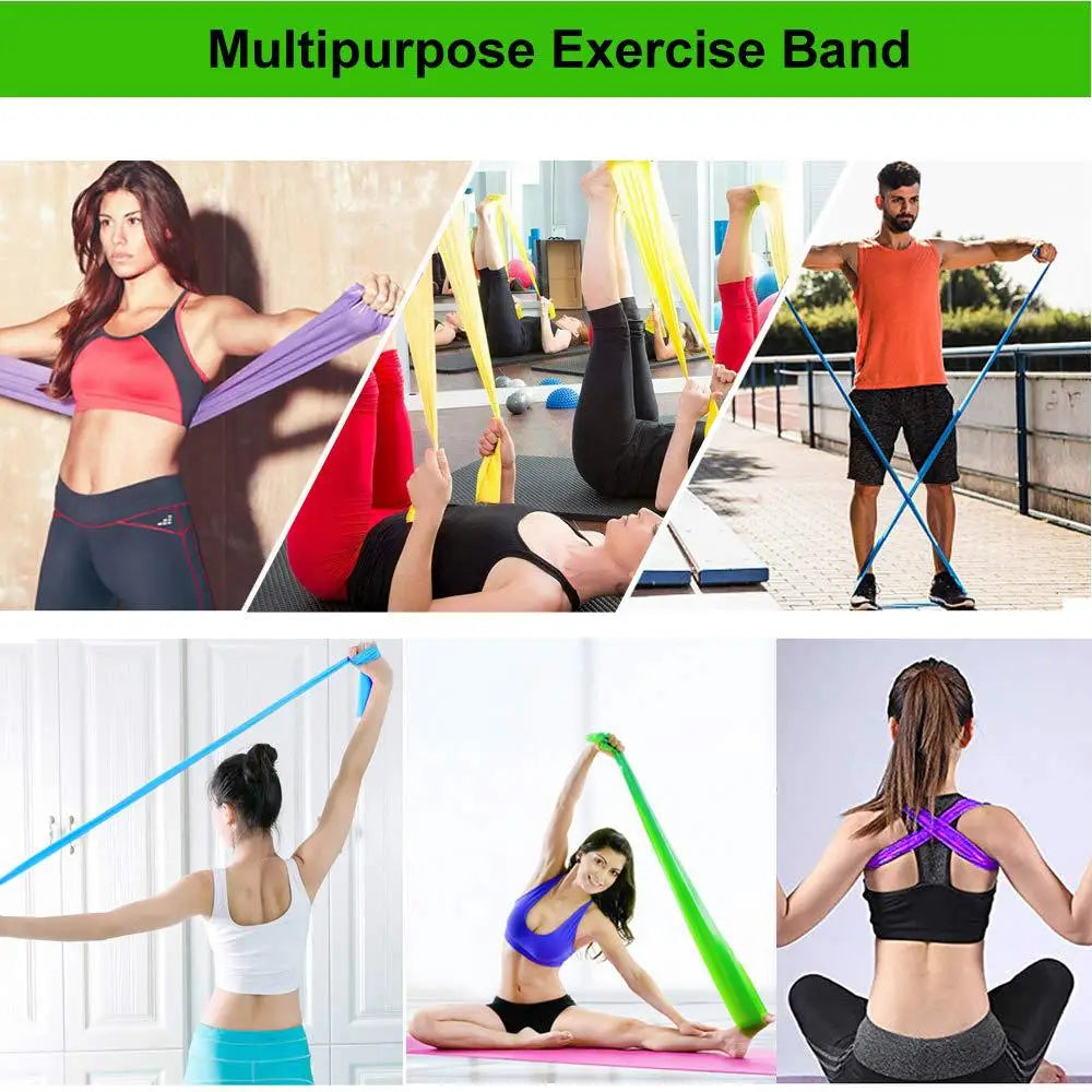Sports Custom Logo Yoga Band Exercise Resistance Band Workout Fitness Theraband Banda Resistencia