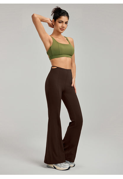 Yoga Pants for Women High Waisted Trousers Butt Lifting Flared Leggings Stretchy Gym Workout Pants  Pilates Woman clothing