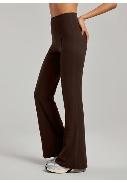 Yoga Pants for Women High Waisted Trousers Butt Lifting Flared Leggings Stretchy Gym Workout Pants  Pilates Woman clothing
